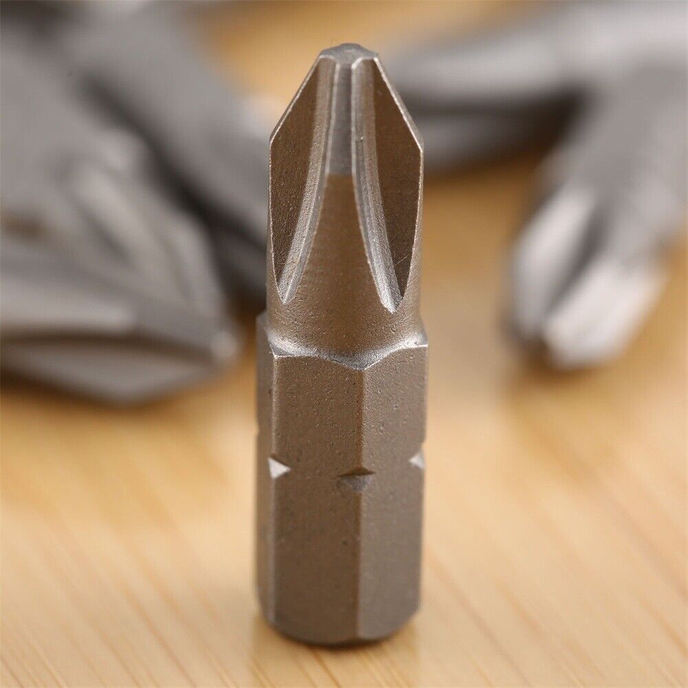 Useful Cross Head Tip Screwdriver Bit Set Tool Cross Screw Driver 1/4" Hex Shank