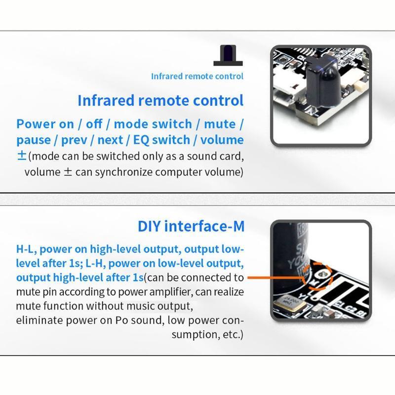 VHM-314 V3.0 MP3 Bluetooth-compatible Audio Receiving Decoder Board with IR