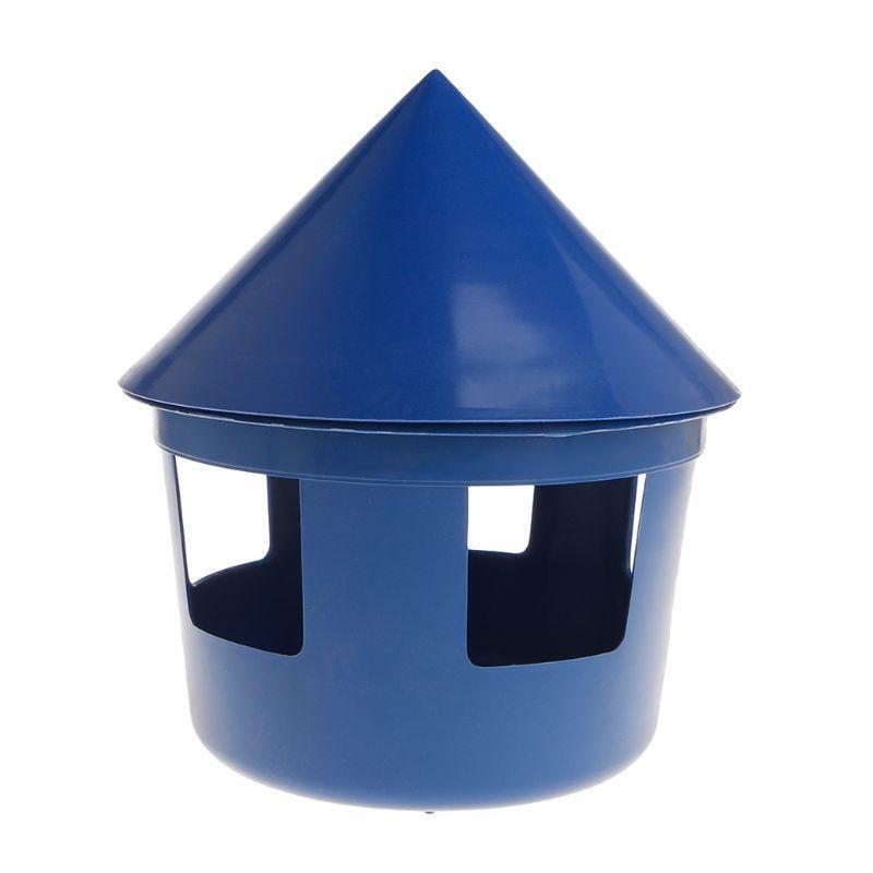 Automatic Chicken Feeder for Brooder Poultry Food Dispenser with Cover Sand Case