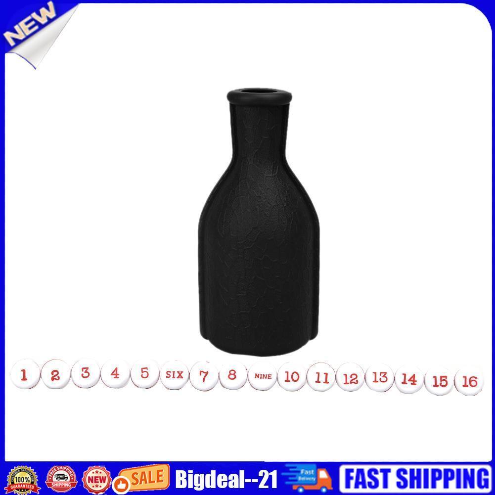 1Pc Billiard Kelly Pool Shaker Bottle with 16 Numbered Tally Balls Peas