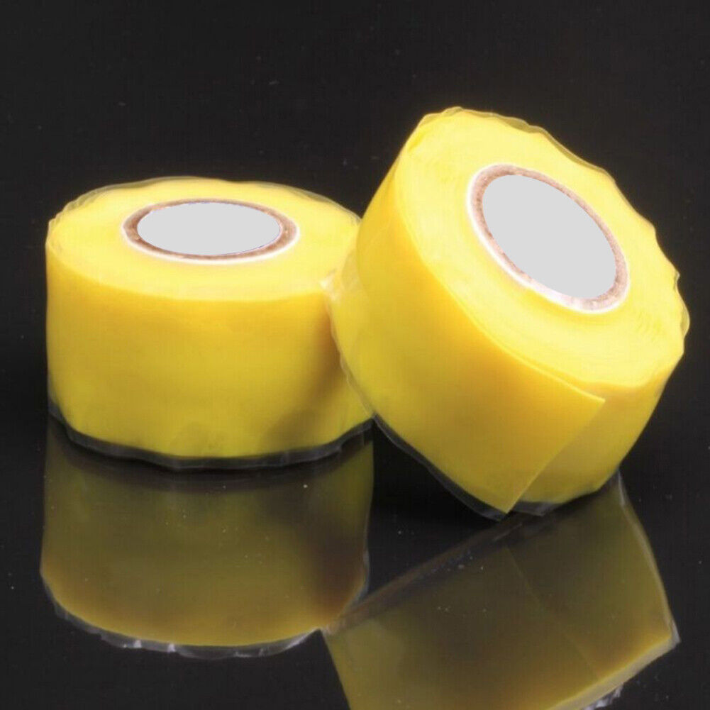 Self-fluxing Adhesive Tape Waterproof Stop Leak Seal Repair Tape (Yellow)