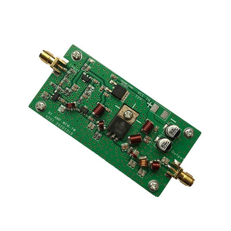 7W 65mhz-110MHz FM Radio Transmitter RF Power Amplifier Frequency 1mW DC 12V