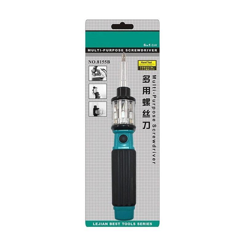 Ratchet Screwdriver Screwdriver Set with Multi Bits Retractable Screwdriver Rod