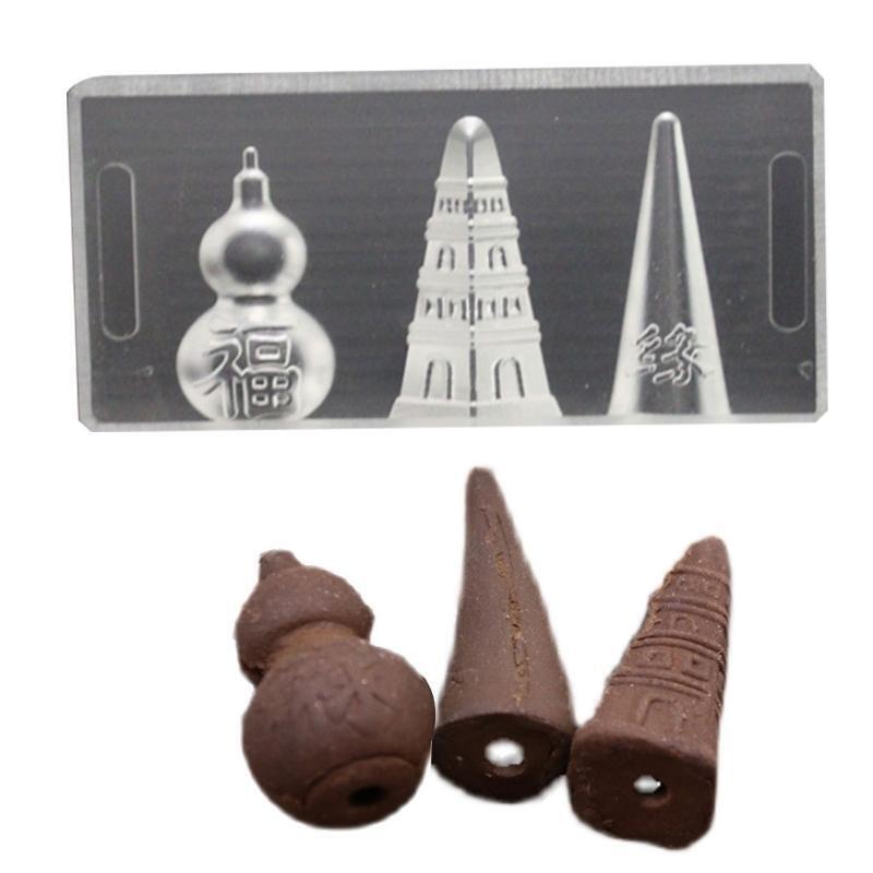 Unique Acrylic Incense Cone DIY Making Tool for Sleeping Relax You Yoga 3.93"