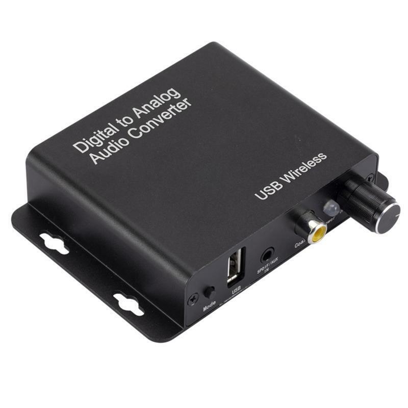 Digital Fiber Coaxial To Analog Digital To Analog With 3.5 Fiber Digital To Anal