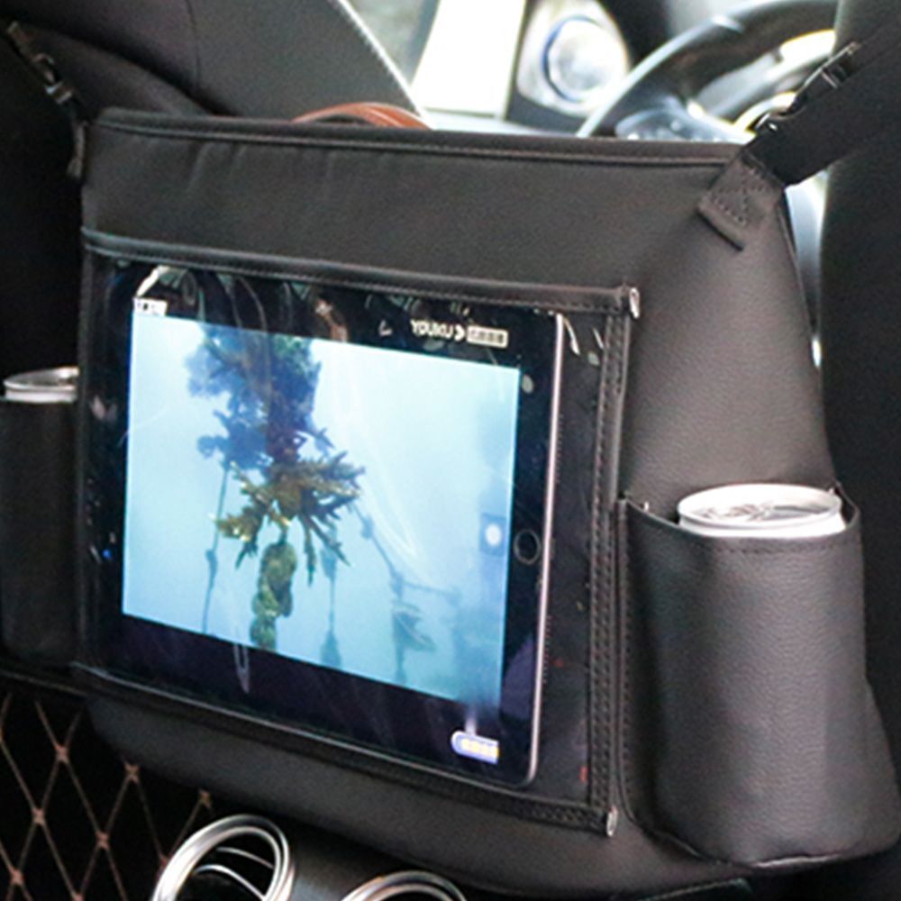 Stowing Tidying Car Seat Storage Bag Seat Back Net Auto Handbag Rack Cup Holder