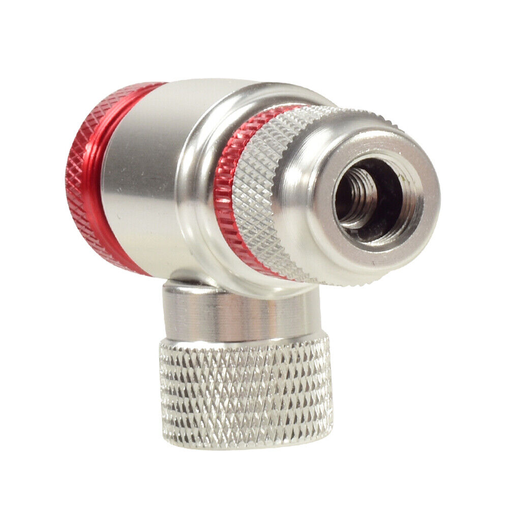 Portable Bicycle CO2 Cylinder Pump Gas Nozzle Fast Inflator Adapter (B)