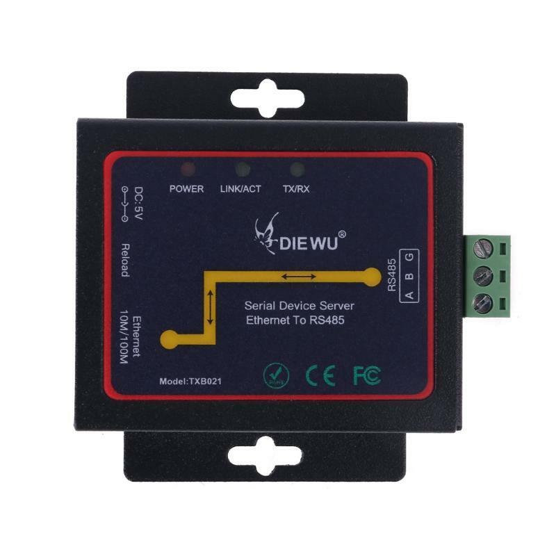 Serial Server RJ45 to RS485 LAN Ethernet Converter Module with Built-in Webpage