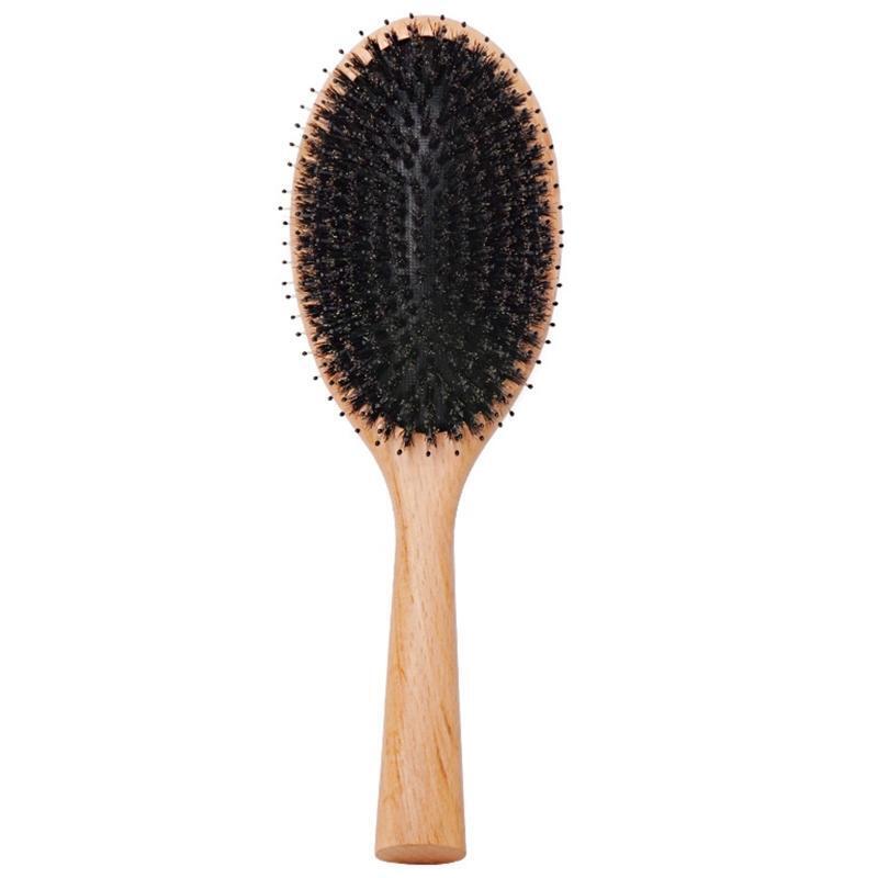 Wood Handle Bristle Air Cushion Massage Comb Anti-static Massage Airbag Comb