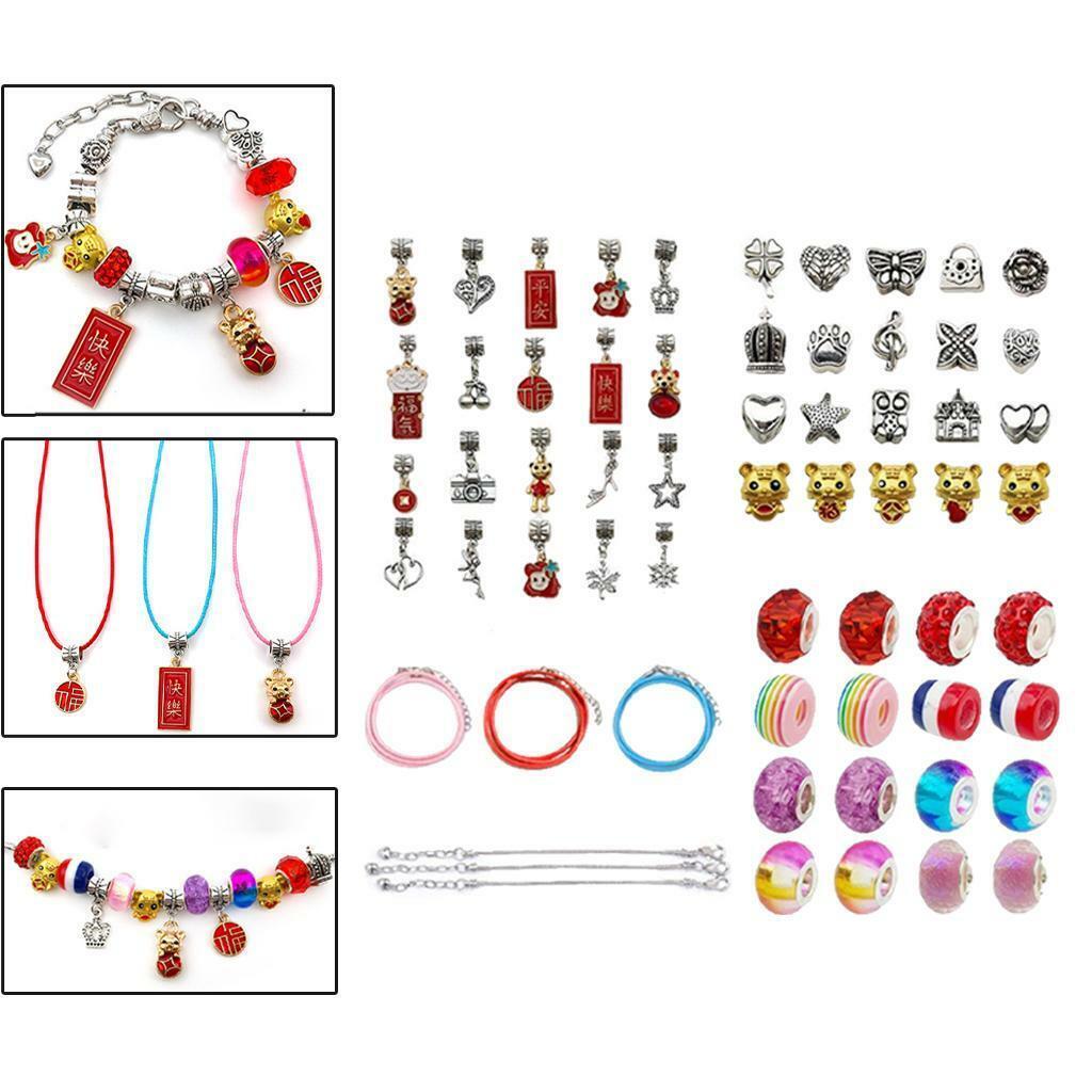 62 Pieces Bracelet Making Kit Assorted  for Necklace Bracelet Making