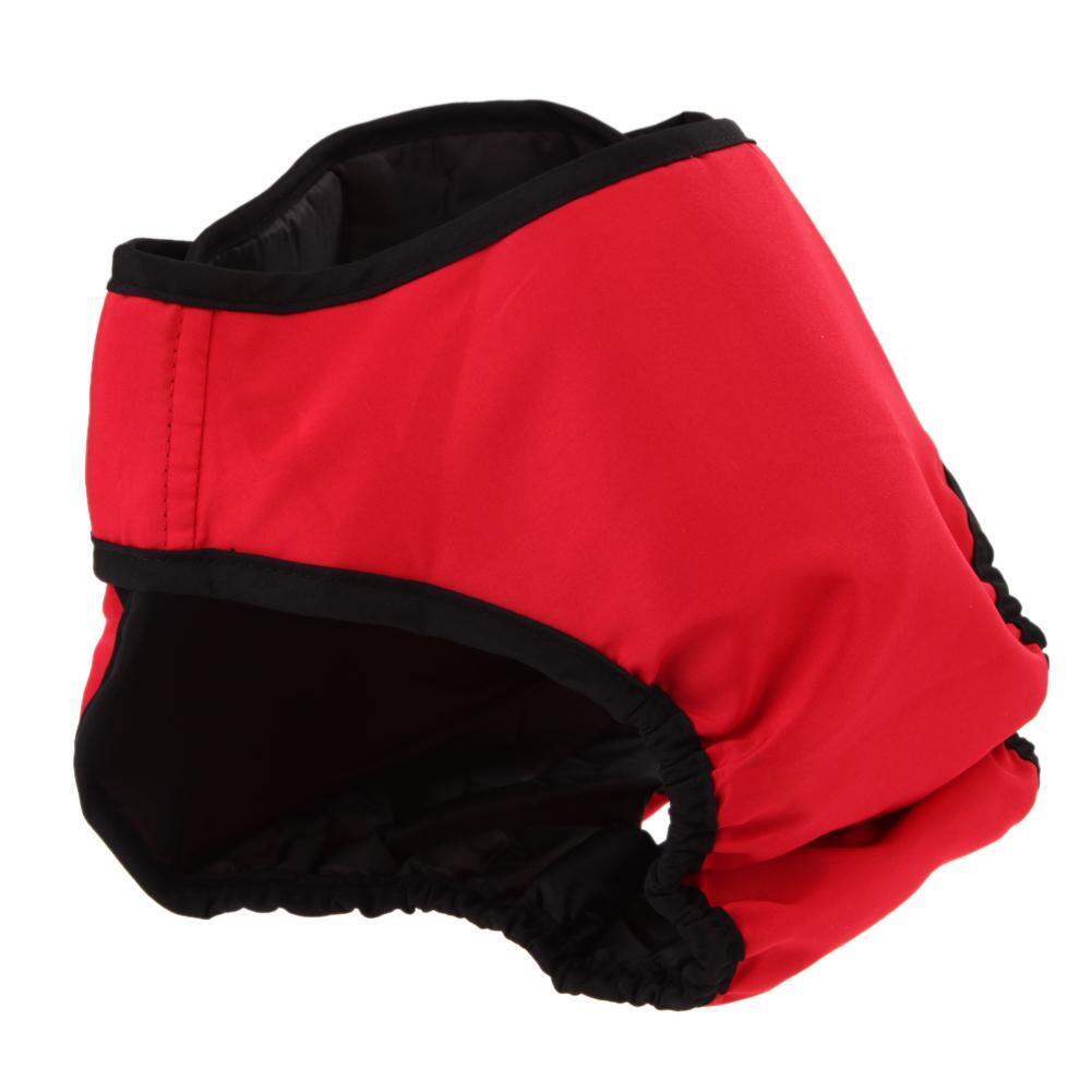 Pets Physiological Pants Female Dog Menstruation Sanitary Shorts (Red XXL)