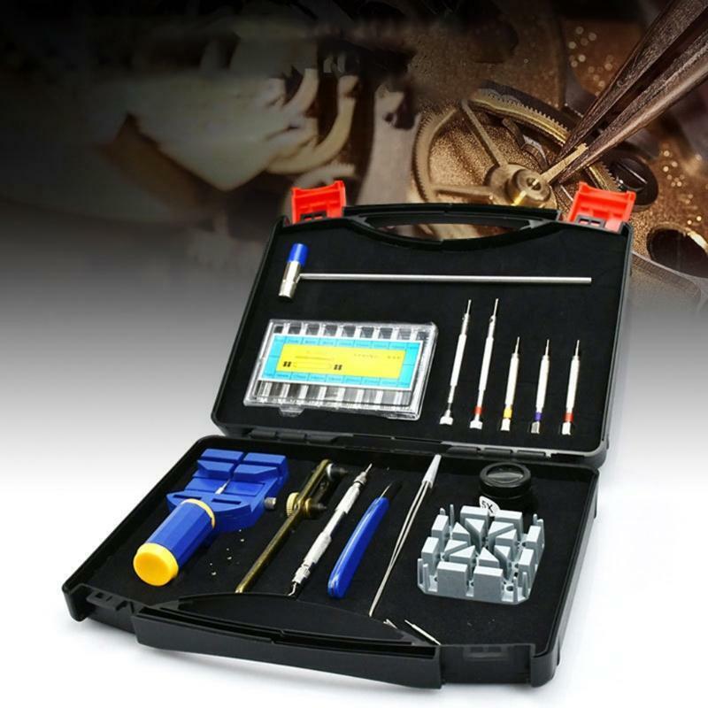 288pcs Watch Repair Tool Kit Band Strap Link Remover Case Opener Screwdriver