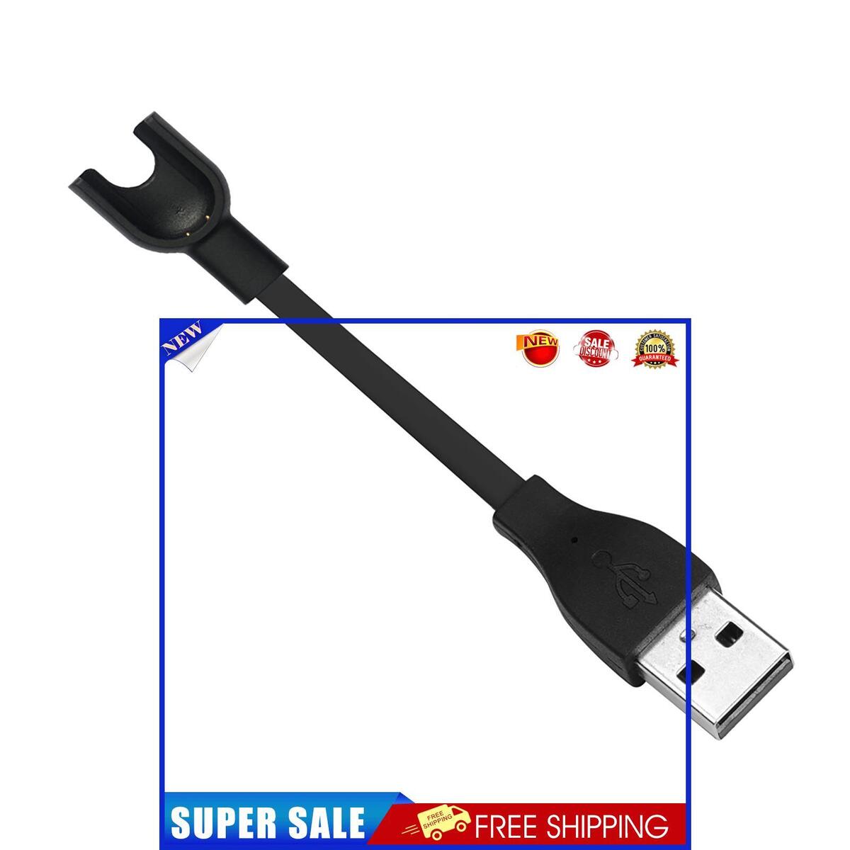 USB Charger Cable - Compatible with Mi Band 2 USB Charging Cable Dock