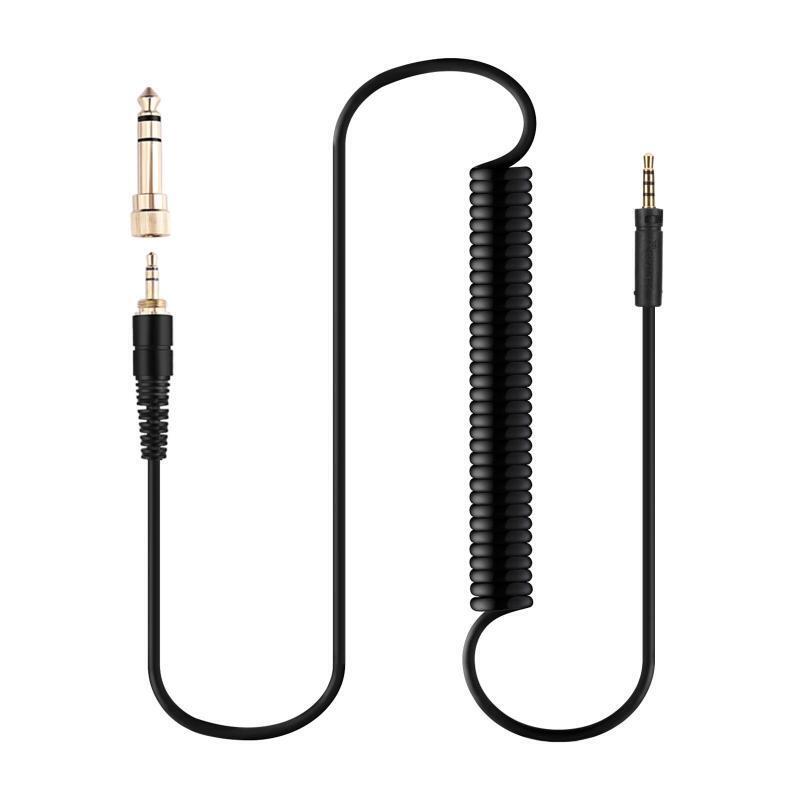 Coiled Audio Cable Cord 6.35mm Adapter for Momentum,Momentum 2.0 HD4.30 HD400S