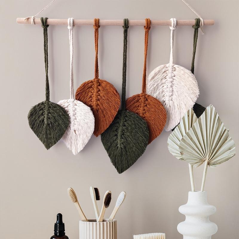 Wall Hanging Feather Woven Apartment Living Room Bedroom Wedding Party Ornaments