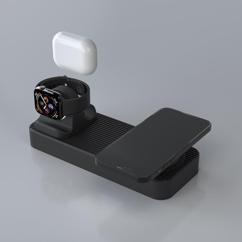 Charging Stand Compatible with PHONE Watch A-irpods 3 in 1 Charging Station