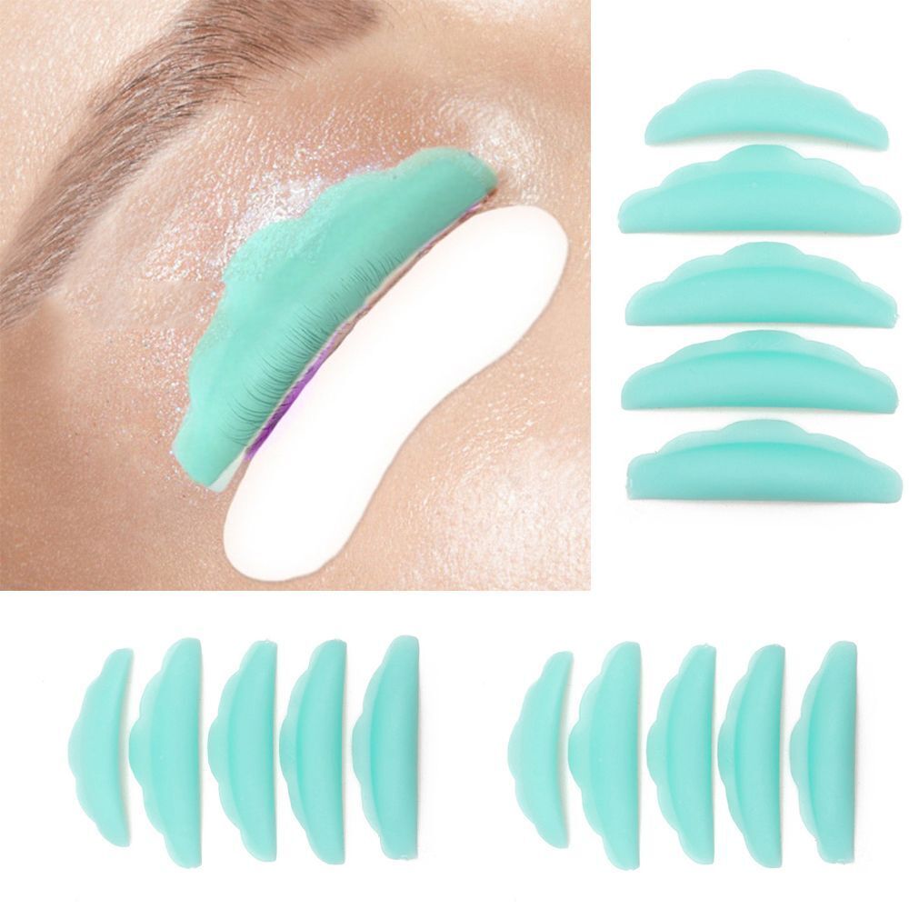 Edge Silicone 5 Pairs Eyelash Patches Tool Patches Lashes Lift Perming Pad