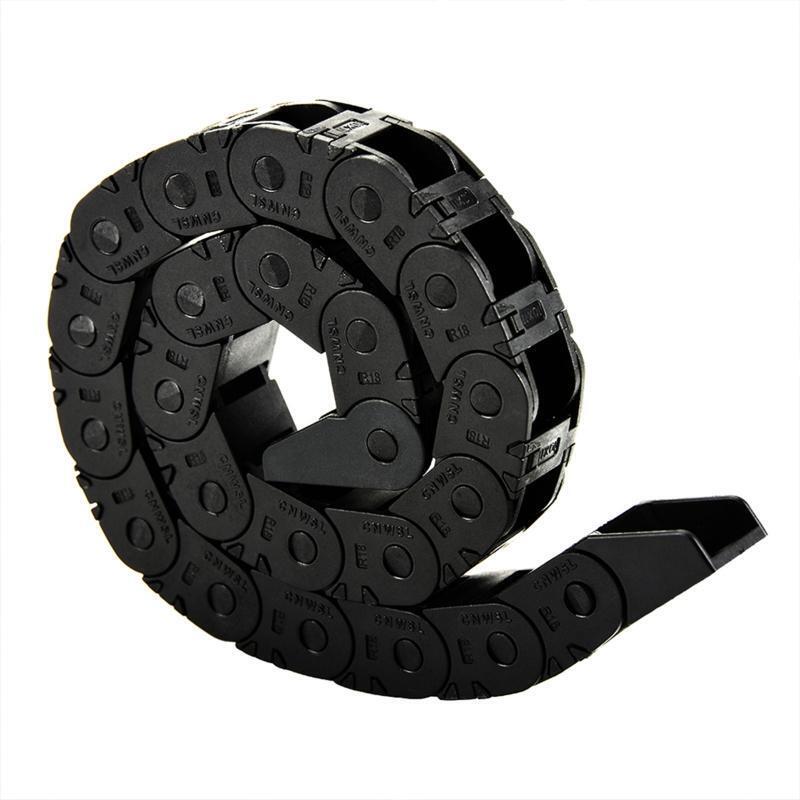 Plastic Flexible Nested Semi Colsed Cable Drag Chain 350x350mm Wire Cable Chain