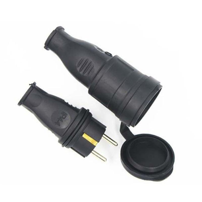 2P+E IP44 Drop-proof Rain-proof European Socket Industrial Plug 16A 220V-250V