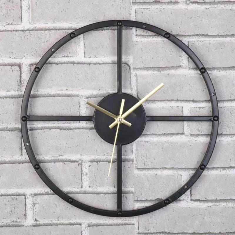 Creative Metal Wall Clock Nordic Style Hollow Silent Wall Clocks Home Decoration