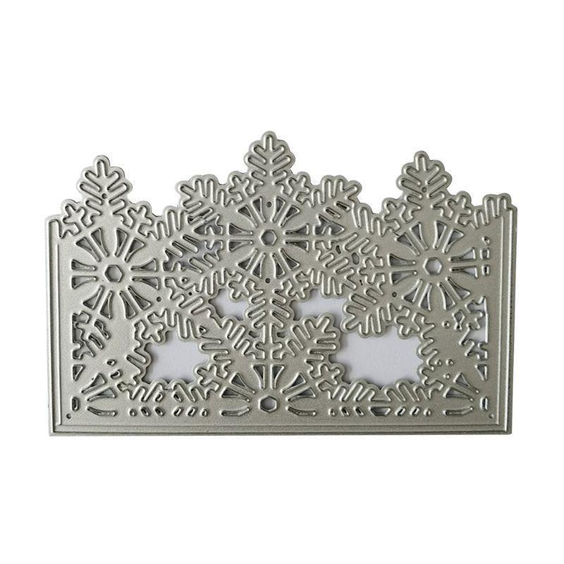 Snowflake Cover Metal Cutting Dies Stencil Scrapbooking DIY Album Stamp Emboss