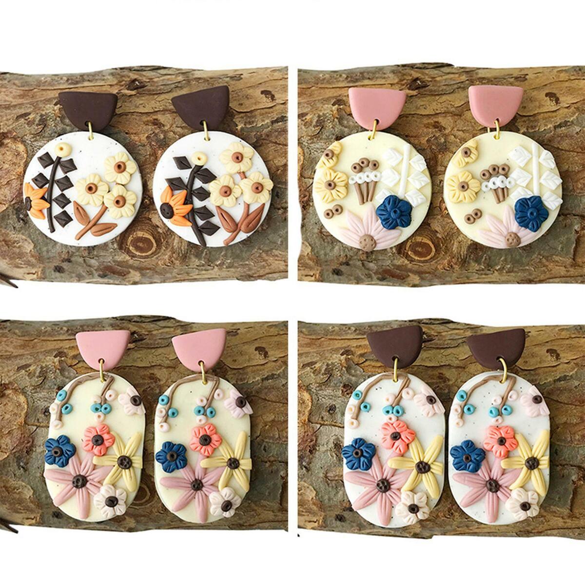 126x Polymer Clay Shape Cutter Set Geometry Circle Accessories for DIY