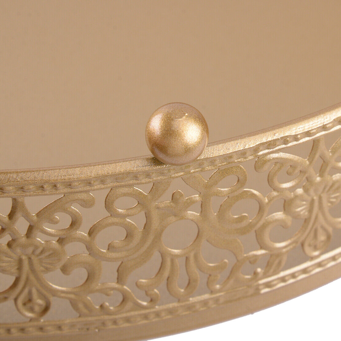 12" Metal Round Dessert Cupcake Cake Stand Display Plate Centrepiece Wedding New