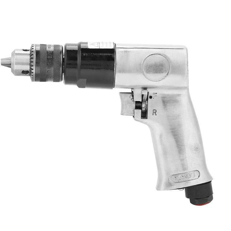 Angle Air Drill AD-102 1700 RPM Positive Reversal Gun Type Pneumatic Drill