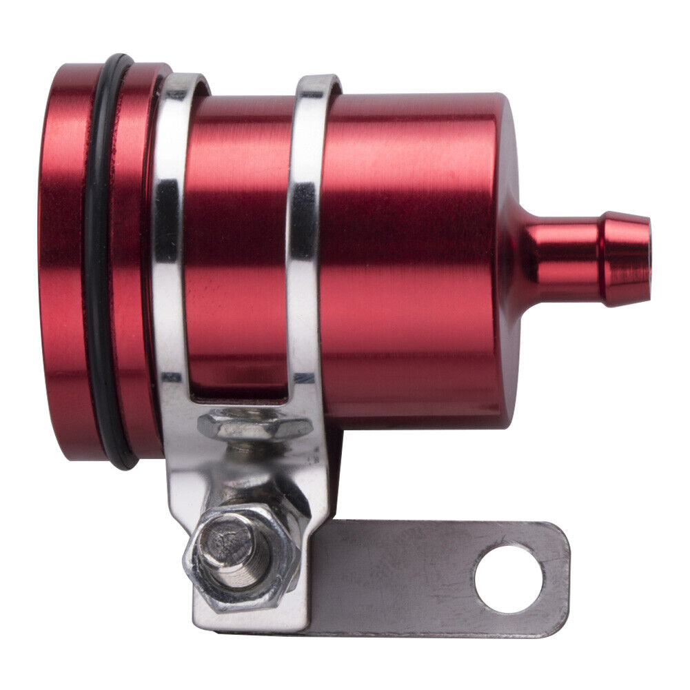 Universal Motorcycle Brake Fluid Reservoir Clutch Tank Oil Fluid Cup (Red)