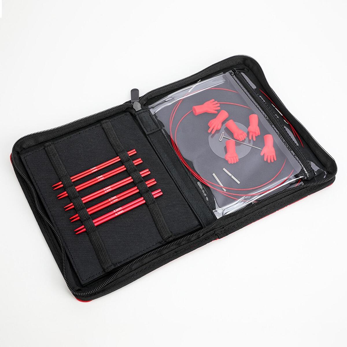 With Bag Grip Needles Sewing Tools Knitting Needles Sets Soft Crochet Hooks