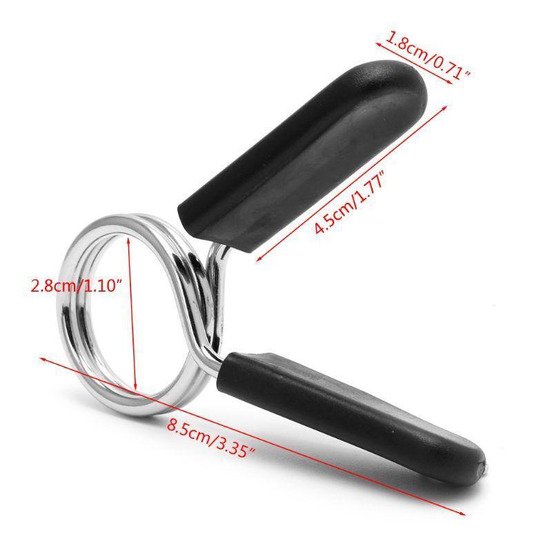 Barbell Dumbbell Rod Buckle Spring Clip Spring Buckle Spring Clip Barbell Lock