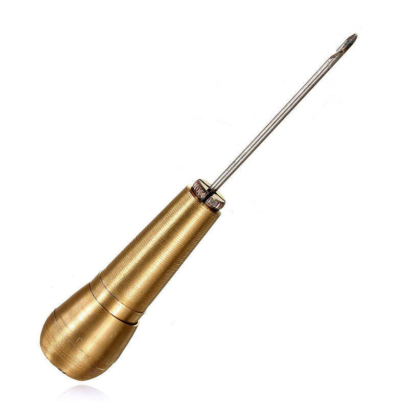 Canvas Leather Tent Sewing Awl Hand Stitcher Taper Leathercraft Needle Kit Tool
