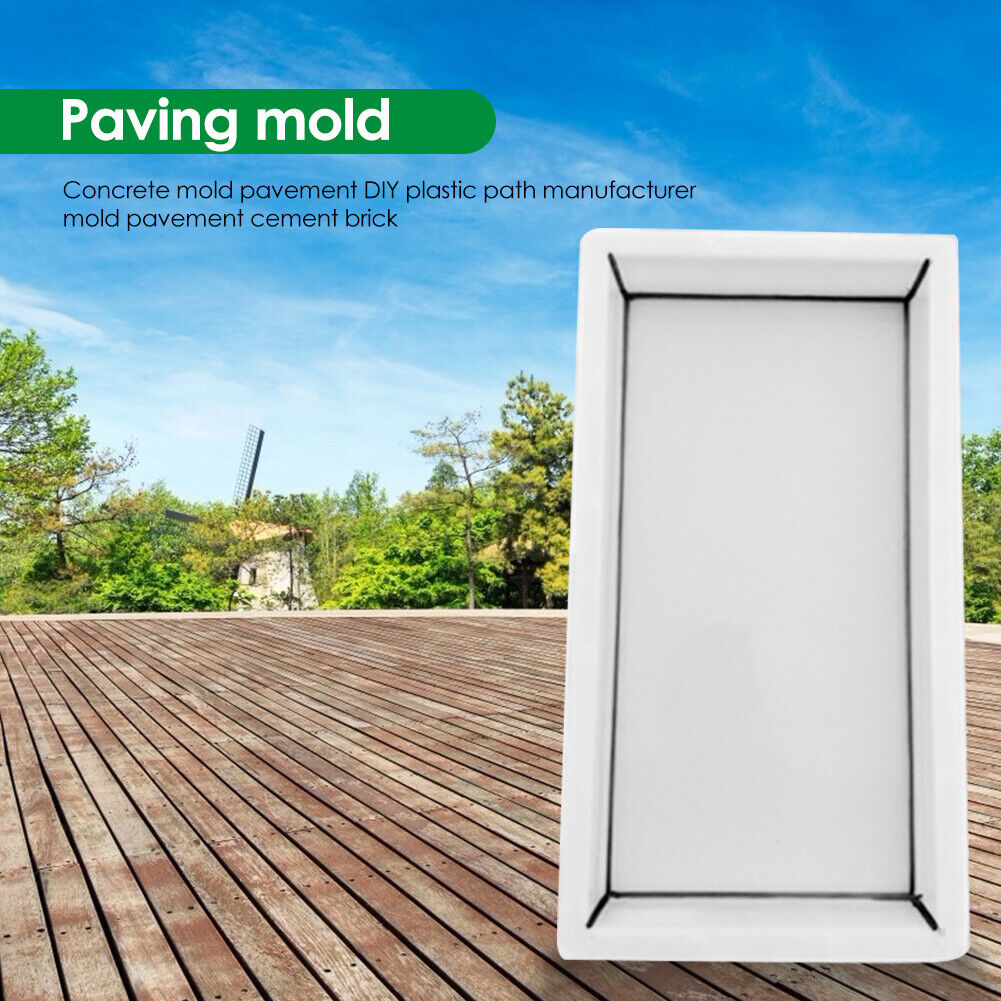 Reusable DIY Manually Paving Cement Brick Concrete Mould Garden Path Maker
