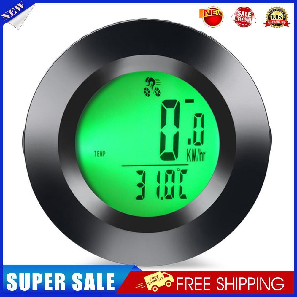 Bike Speedometer w/ Switchable Backlight Waterproof Road Bicycle Computer