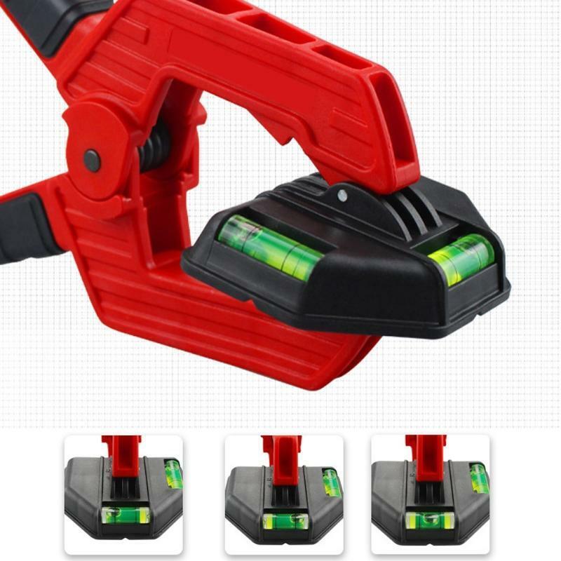 Heavy Duty Spring Clamps w/ Spirit Levels 3'' Strong Spring Clip for Woodworking