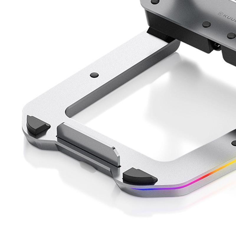 Laptop Stand with USB C Hub, 6 in1 Docking Station USB-C 3.0 100W Power Delivery