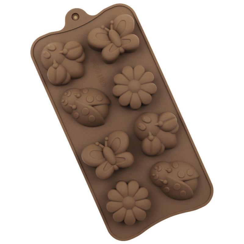 Set of 2 Insects Shaped Chocolate Mould Mousse Molds Cake Decorating Gadgets