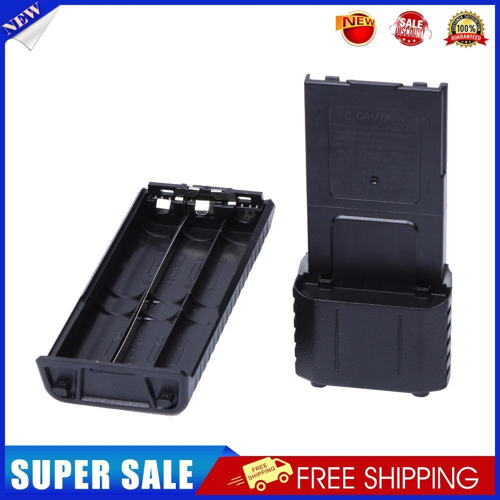 6AA Extended Battery Case Box for Baofeng Radio F8 F9 UV5R UV5RE Plus +