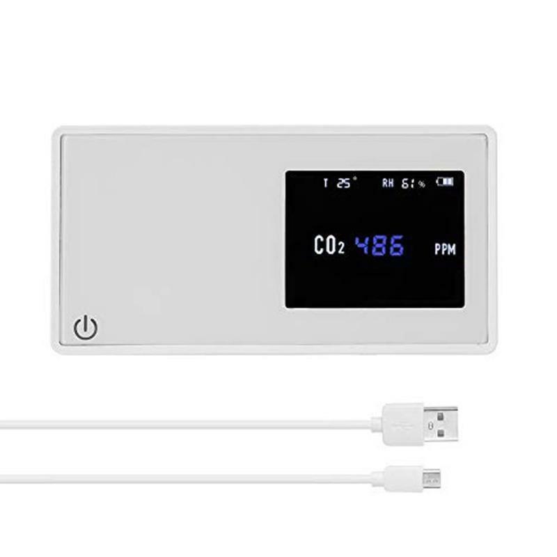 Air Quality Detector Carbon Dioxide CO2 Gas Tester Temperature Humidity Monitor
