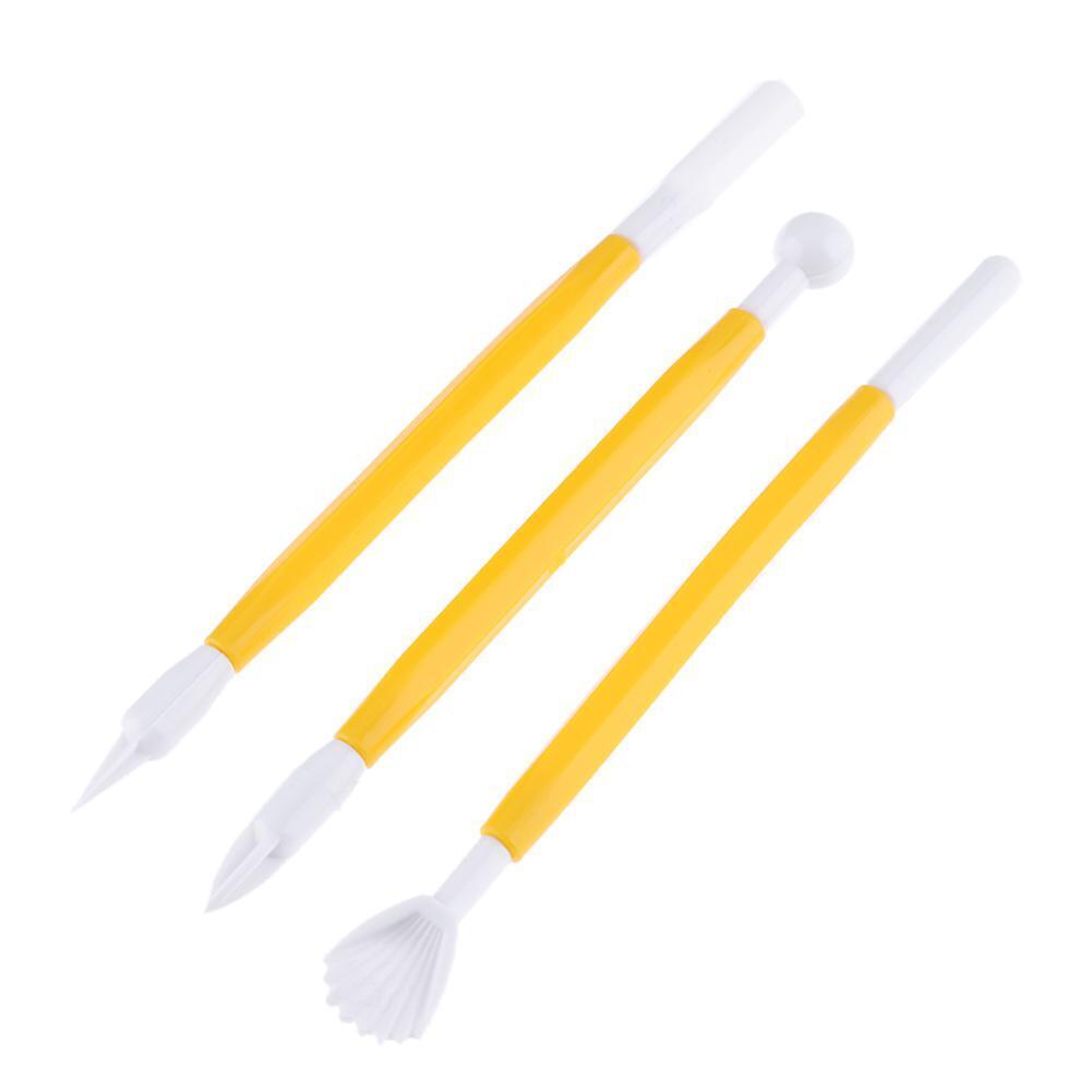 8pcs/set Embossing Double Heads Plastic Pottery Clay Sculpture Tools Carve