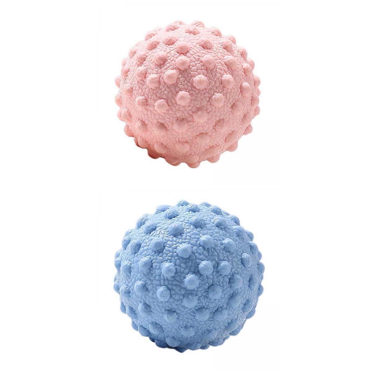 2×Soft Manual Massage Ball Plantar Fasciitis Roller for Gym Yoga and Pilates