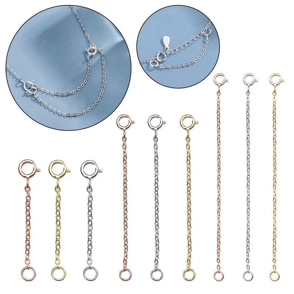 9Pcs Chain  DIY Jewelry Making Findings Birthday Gifts Necklace
