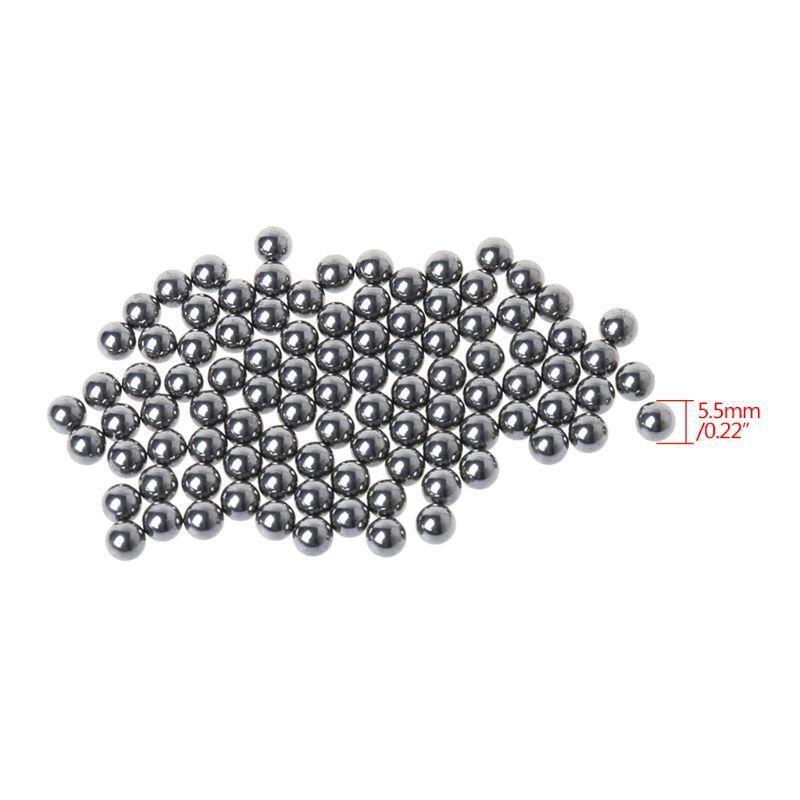 1 Bag Steel Bead Slingshot Catapult 5.5mm Outdoor Hunting Shooting Tackle Beads