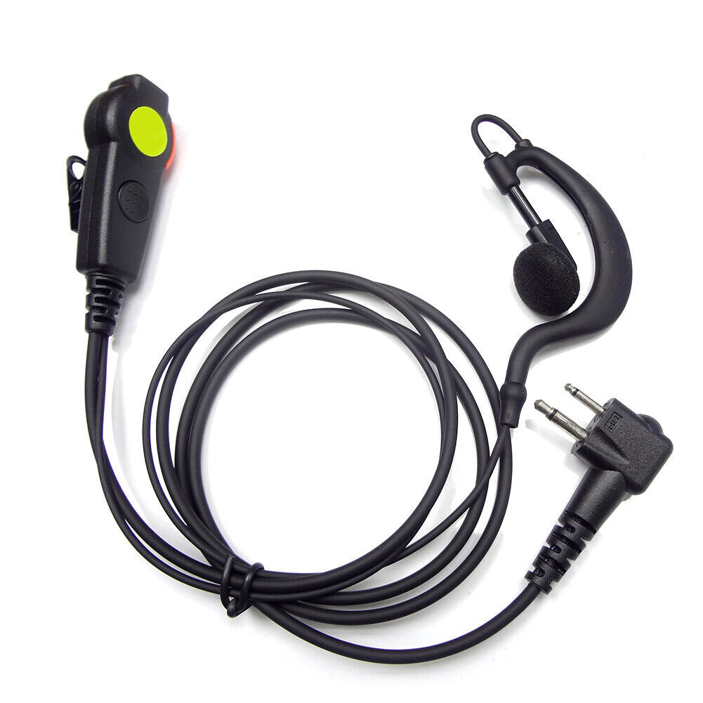 2 Pin Earpiece M Head PTT Mic Headset for HYT TC 700 600 500 Two Way Radio