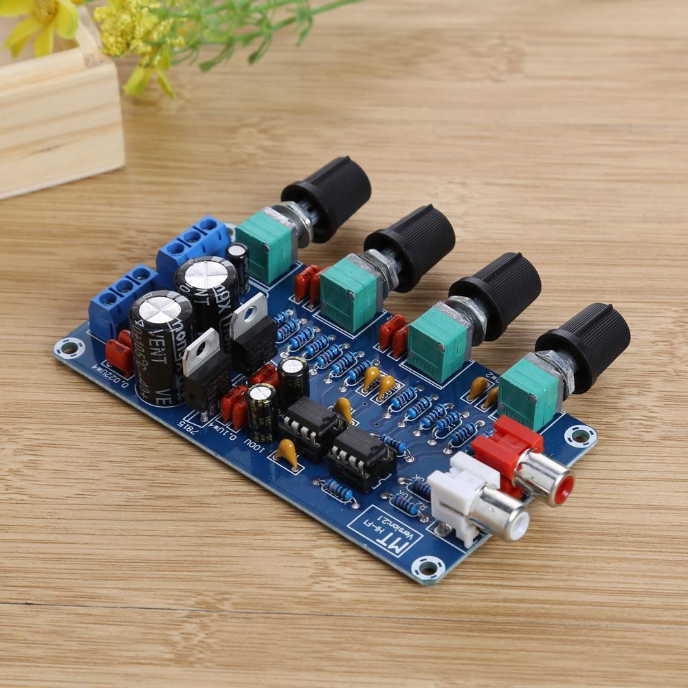 NE5532 OP-AMP HIFI Amplifier Preamplifier Volume Tone EQ Control Board DIY