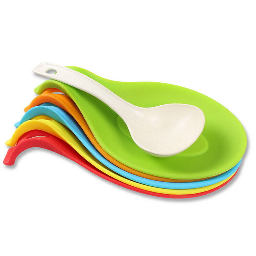 Silicone Spoon Insulation Mat Placemat Drink Glass Coaster Tray