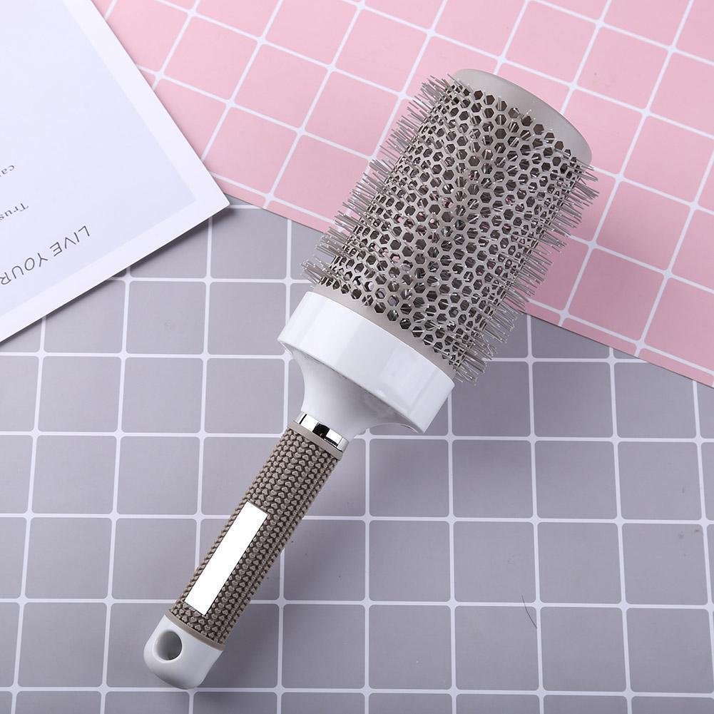 Pro Hair Brush High Temperature Resistant Ceramic Iron Round Comb (65mm)