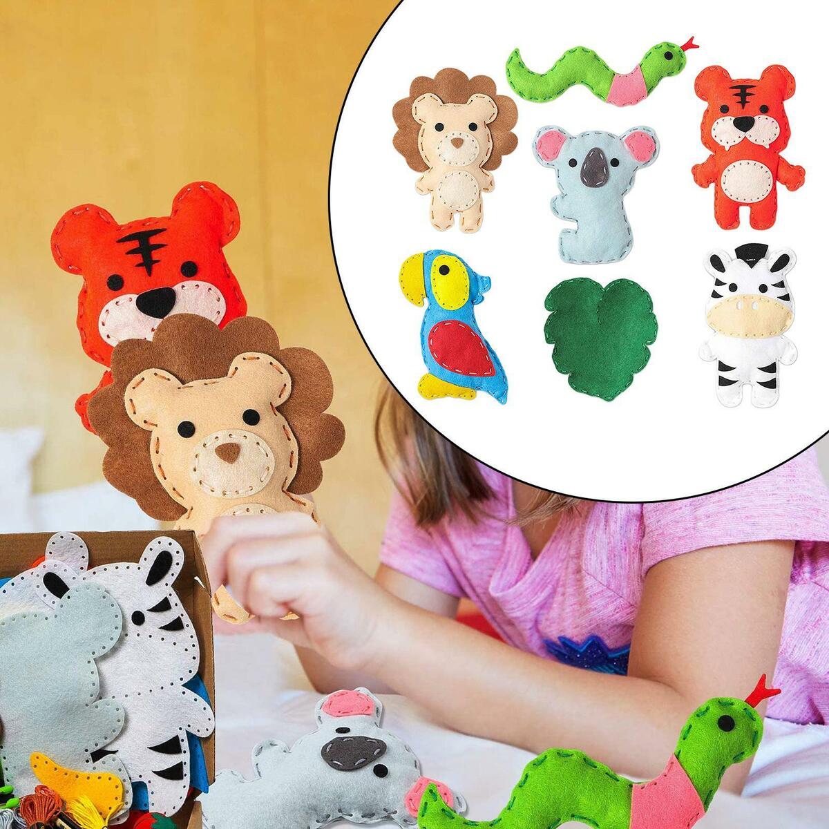 Animals Sewing Craft Kit  Creative   Educational Sewing Set