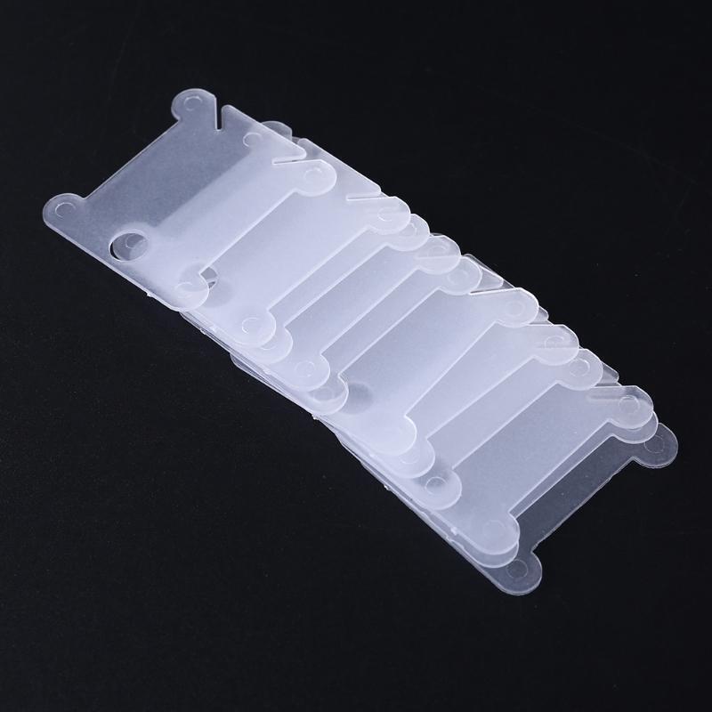 300pcs Embroidery Floss Thread Bobbins with 12pcs Large-Eye Knitting Needles DIY
