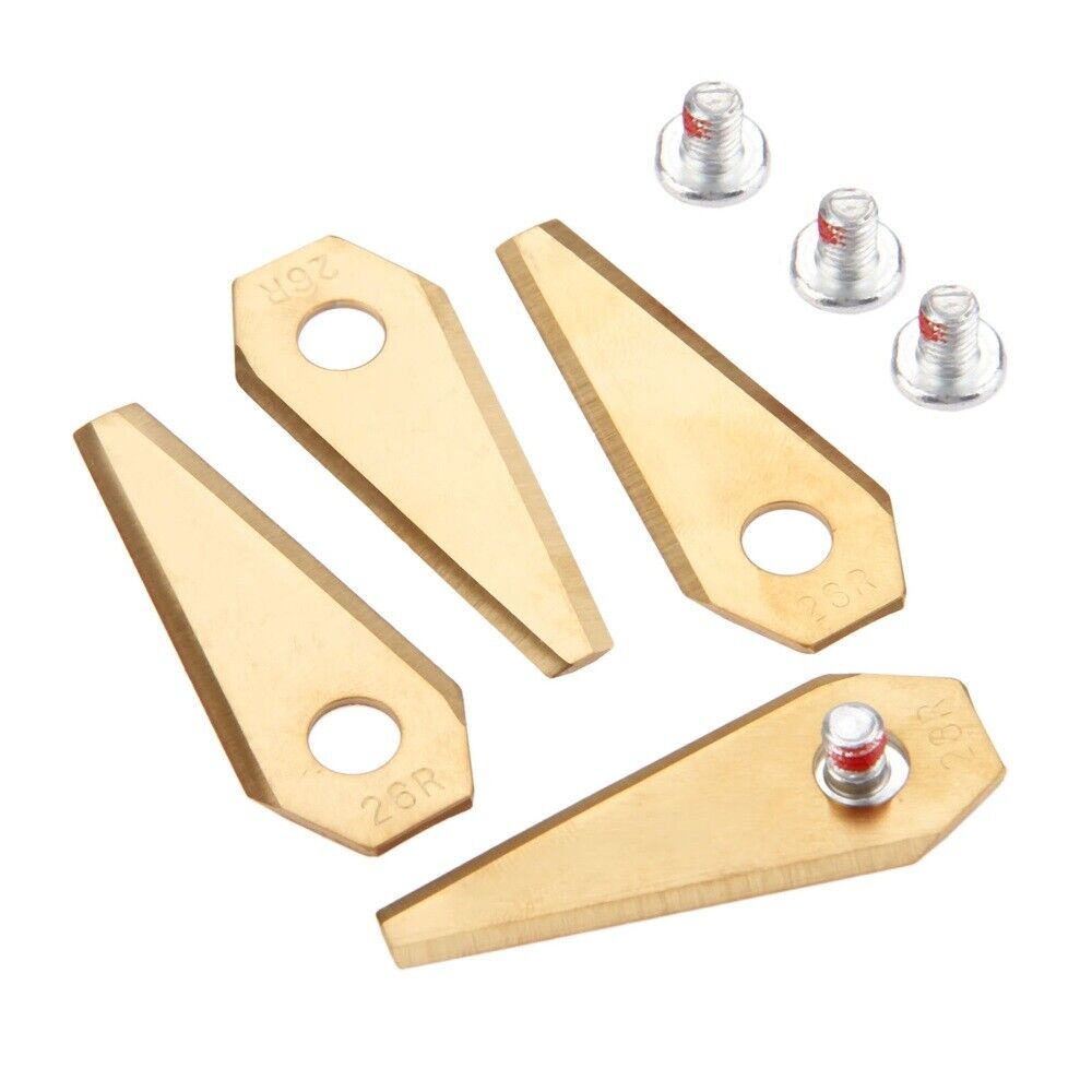 Lawnmower Titanium Coated Cutting Blade For Robotic Bosch Indego Replacement 30X
